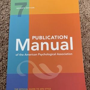 APA Manual 7th edition